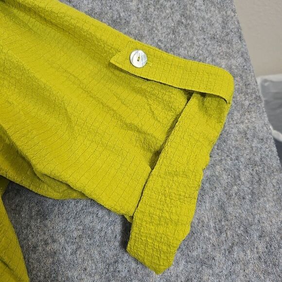 Soft Surroundings Lime Green Cowl Neck Pullover 3/4 Sleeve Light Top Tunic 3X - Picture 5 of 9